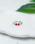 red tie pandora ring