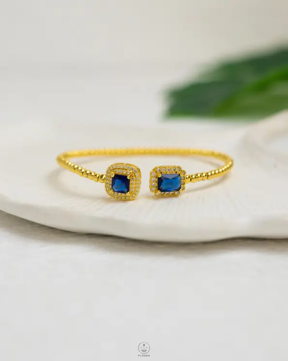 double blue crystal bracelet