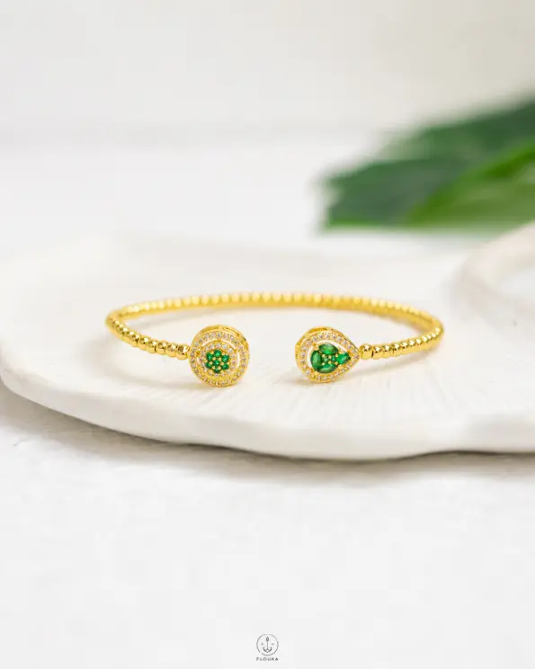 double green crystal bracelet