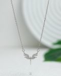 simple straus silver necklace