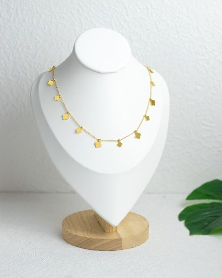 many vancleef gold necklace