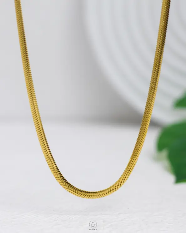 5mm pump snake necklace