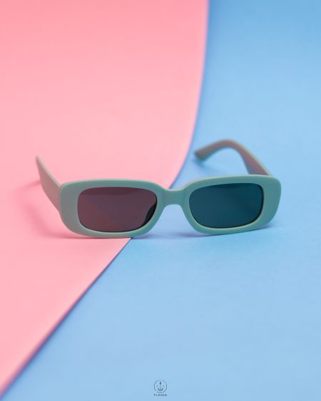 trendy mint green sun glasses