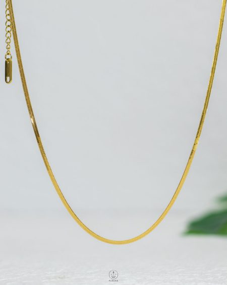 kids gold snake necklace