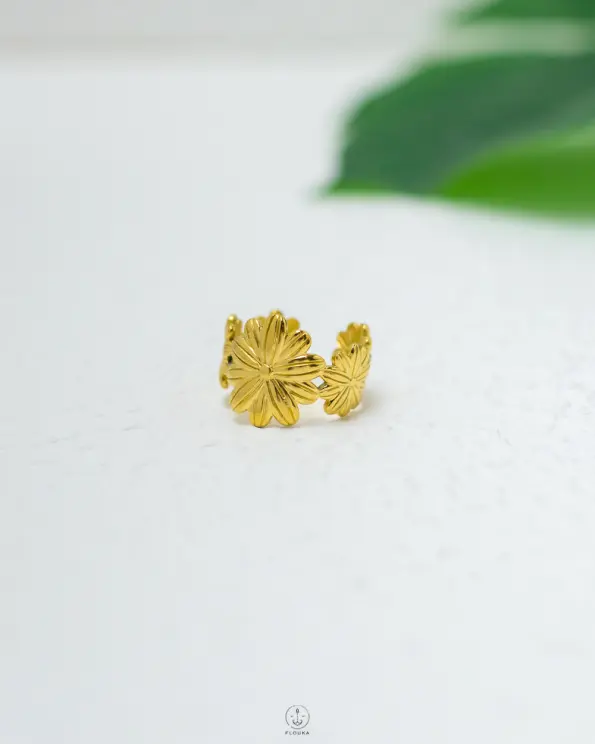 BIG FLOWER free size ring