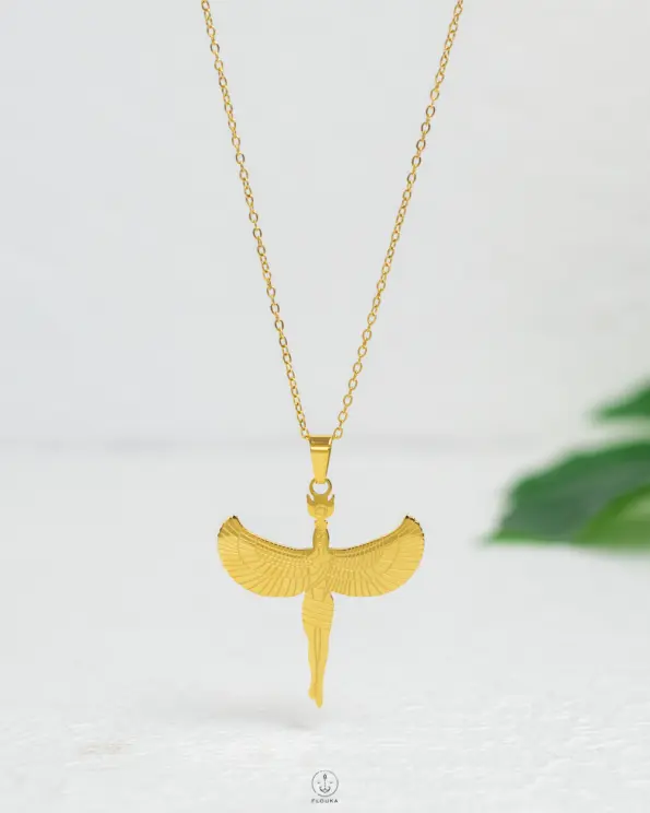 ISIS EGYPTIAN GOLD NECKLACE