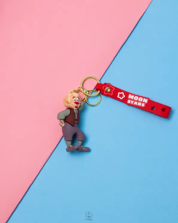 grandfather rabber keychain