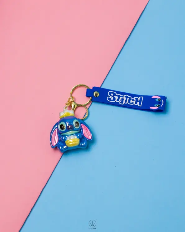 GLATIER staitsh rabber keychain