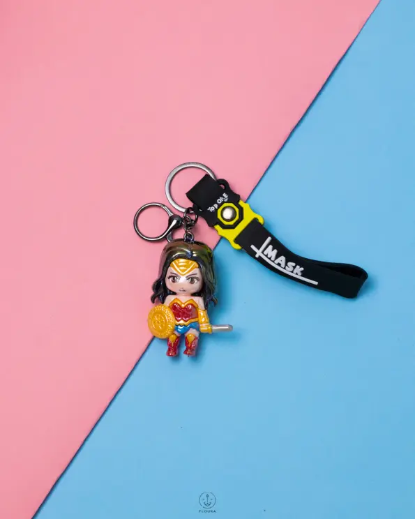 GLATIER WOMEN rabber keychain