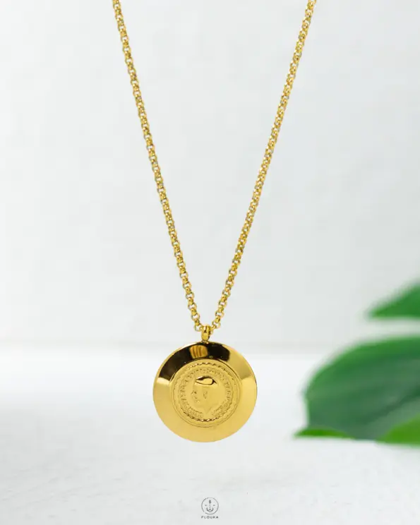 double colour straus necklace