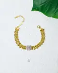 straus gold plated bracelet