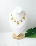 coin chains gold necklace