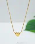 heart gold necklace