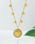 big coin straus necklace