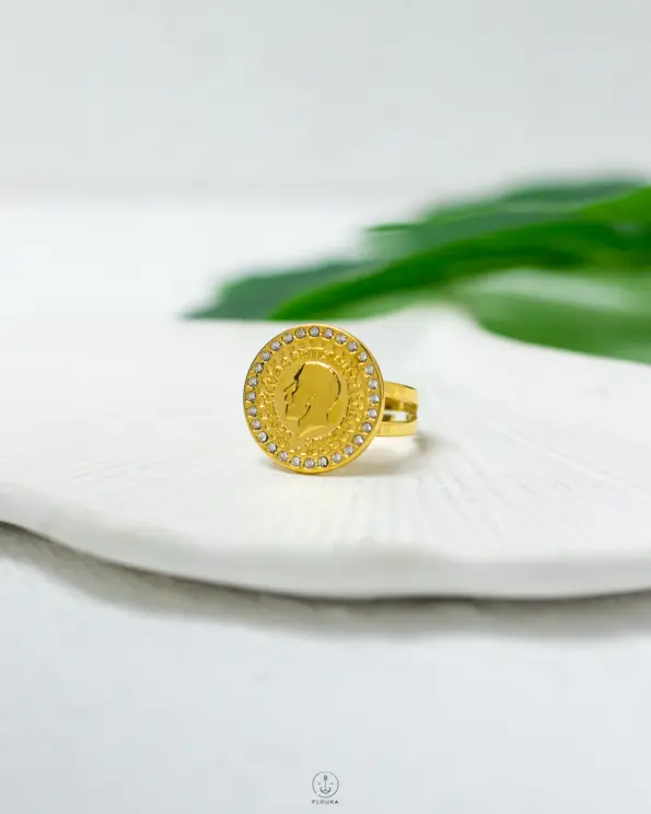 big straus coin free size ring