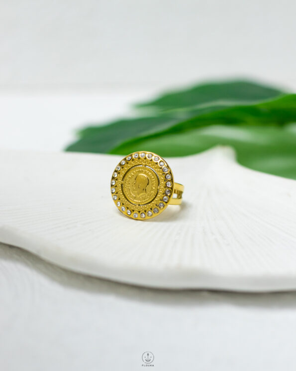 big straus coin free size ring