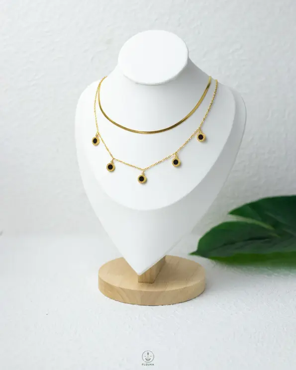 double layer bulgari necklace