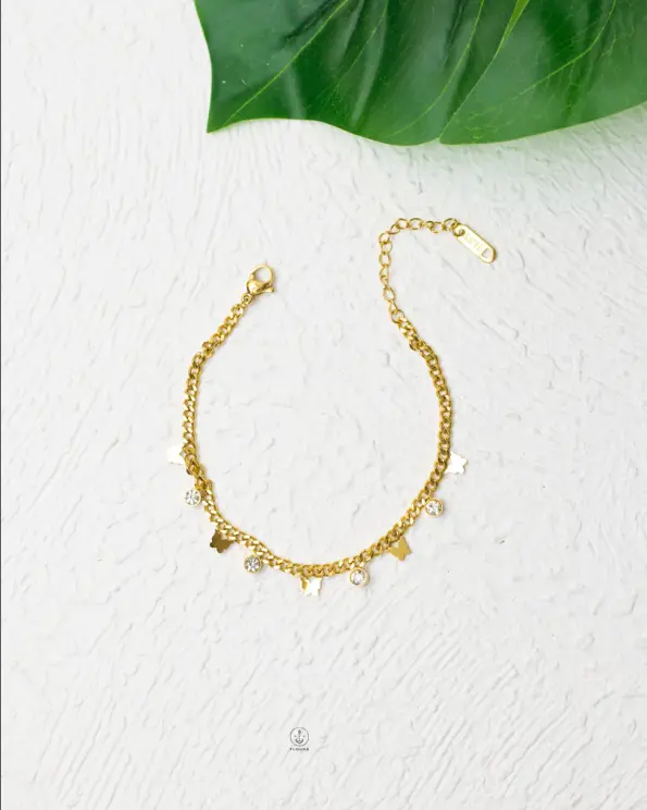 simple straus butterfly bracelet