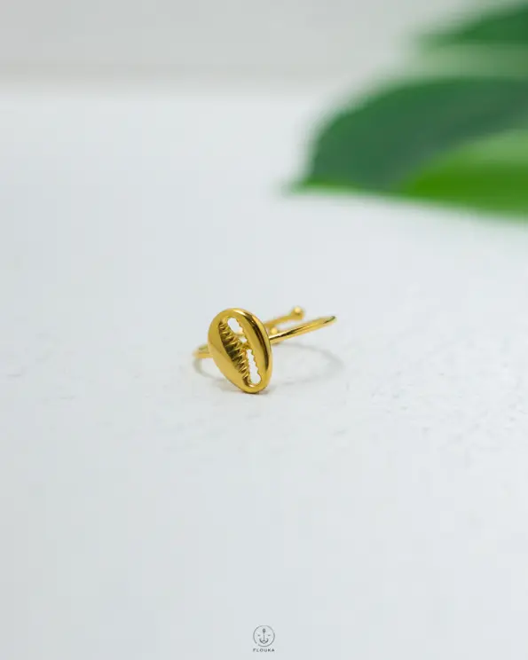seashell free size ring