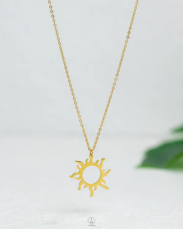 sunshine gold necklace