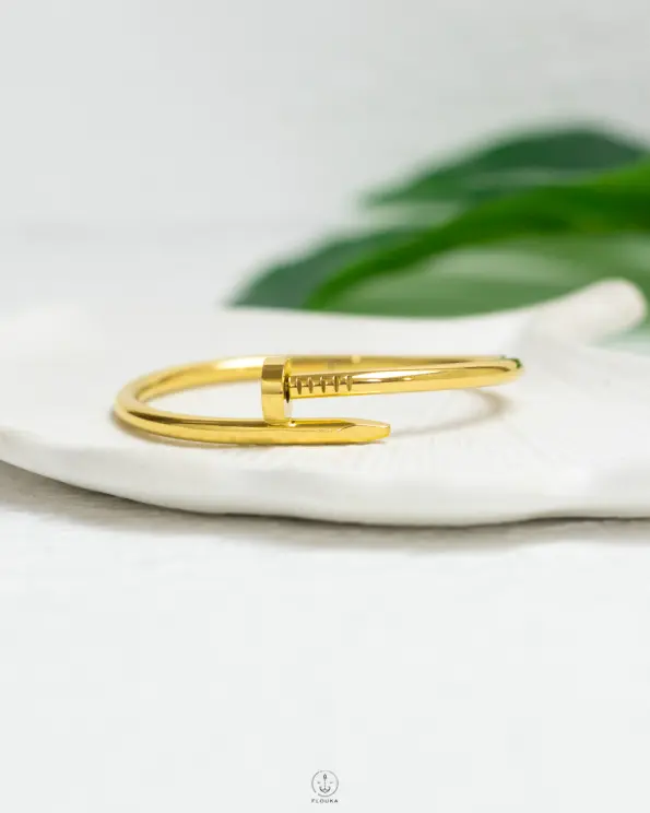 nail gold kids bracelet