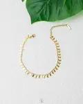 moon gold anklet