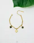 black & gold vancleef bracelet
