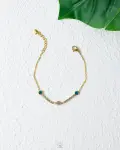circle blue tinnes bracelet