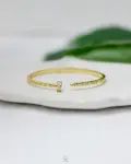 Luxury nail straus gold bracelet