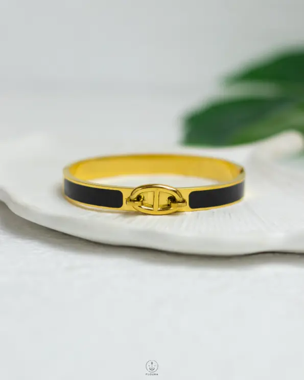 black gold bracelet