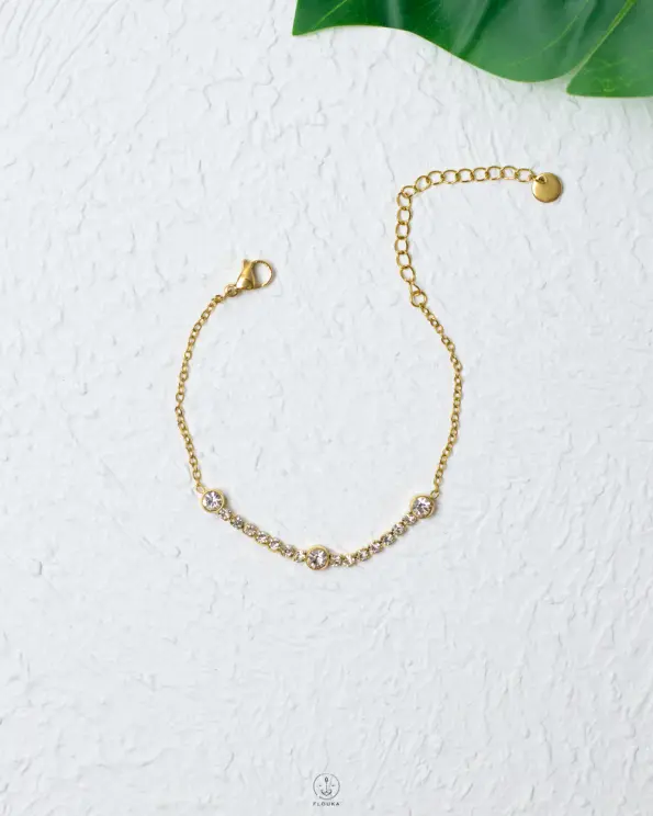 circle white tinnes bracelet