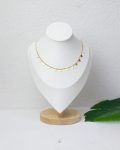 many heart gold necklace