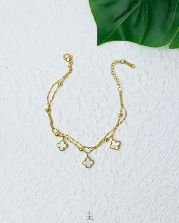 double layer vancleef bracelet