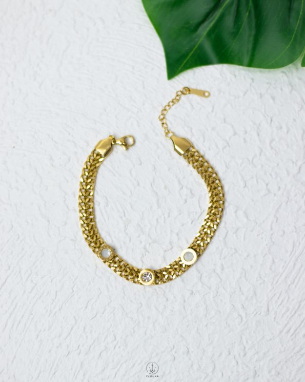 white bulgari straus bracelet
