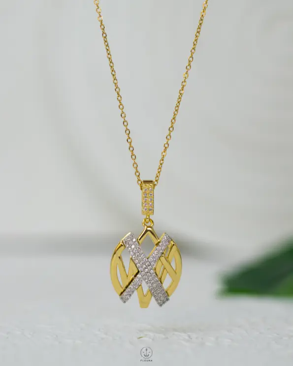 x straus gold necklace