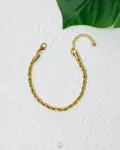 wide rope bracelet