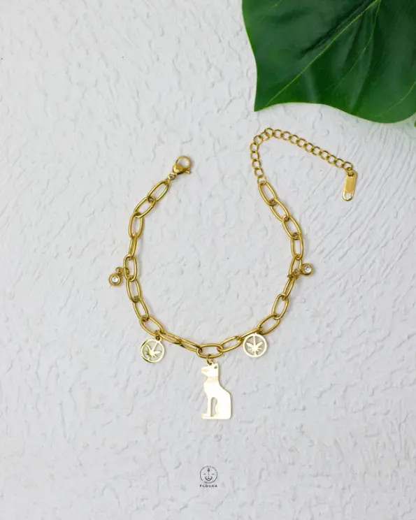 gold pharonic bracelet