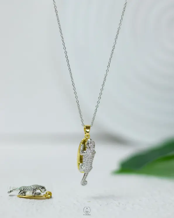 silver tiger necklace