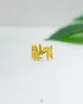 gold plant ring