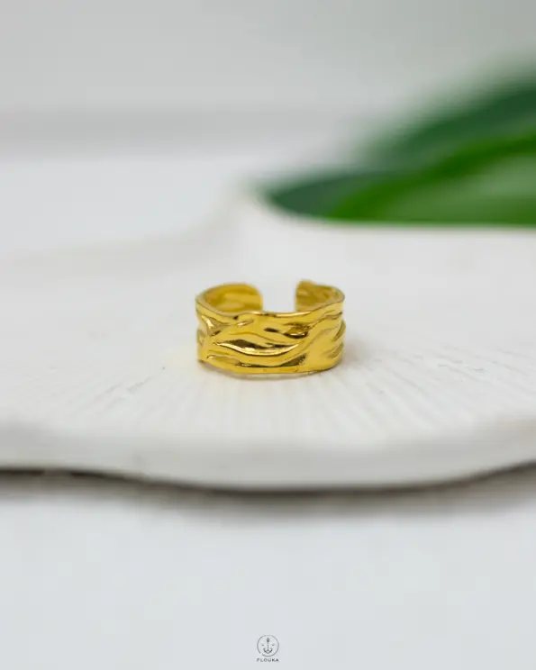 gold free size ring