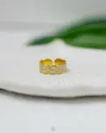 WHITE RASIN gold ring