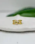 white rasin heart ring