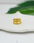 three layers gold ring