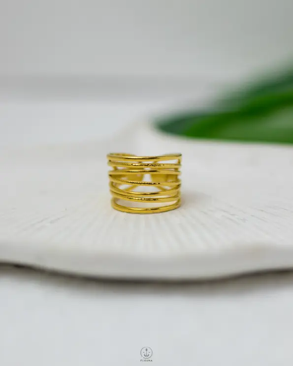 layers basic gold ring