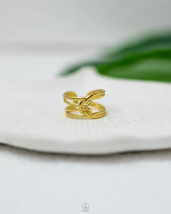 gold chains ring