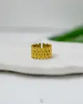 wide gold ring