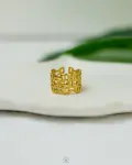 big chains gold ring