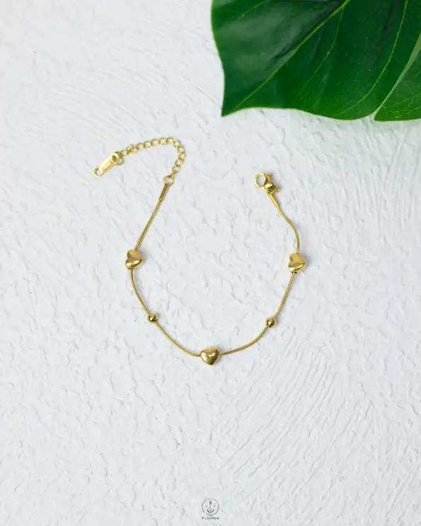 balls heart bracelet
