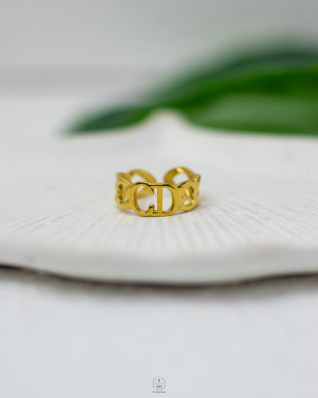 cd gold chains ring