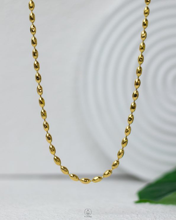 gold beeds neckless